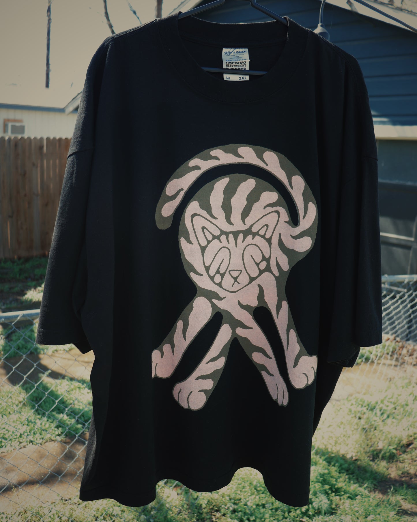 Scaredy Cat - Tee (Pink)