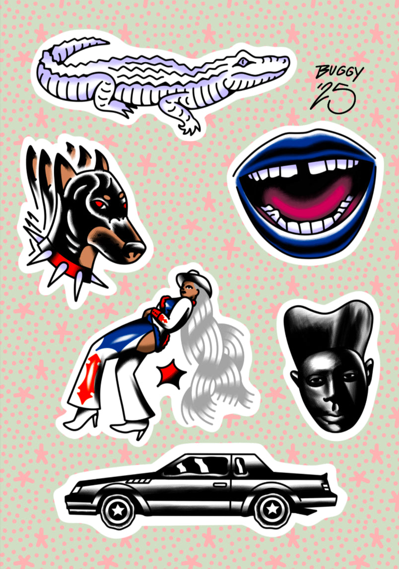 BHM Flash - Sticker Sheet (Pre-order)